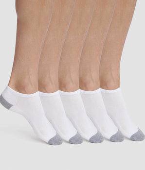 Packung mit 3 Paar weißen Baumwollsocken für Herren EcoDim Sport