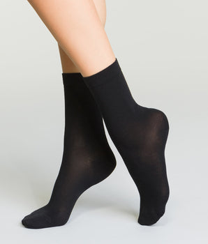 Schwarze Damen-Thermosocken