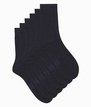 Packung mit 3 Paar Herrensocken aus Navy Blue Dim Cotton