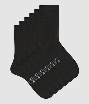 3er-Pack Damensocken aus Baumwolle schwarz - Basic Cotton