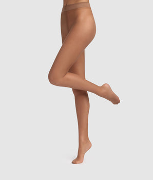 Transparente Strumpfhose 20D mit Active Firming-Effekt in Nude - DIM Sublim