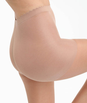 Hellbeige transparente Strumpfhose mit Nude-Effekt 17D - Body Touch