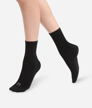 2er-Pack extra-haltbare Damensocken in Schwarz - Ultra Resist