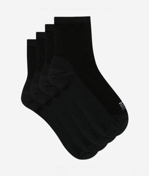 2er-Pack extra-haltbare Damensocken in Schwarz - Ultra Resist