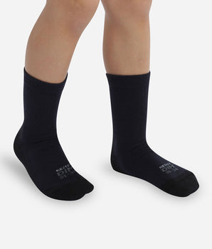 2er-Pack extra-haltbare Kindersocken in Marineblau/Schwarz - Ultra Resist