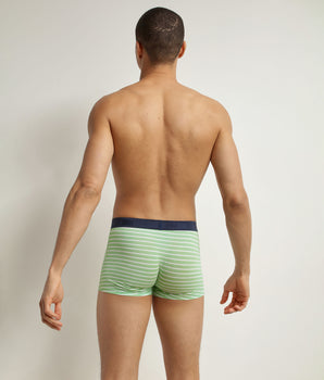 Grüne Boxershorts mit Streifen - DIM Fancy