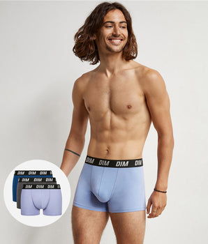 3er-Pack blau/graue Boxershorts mit Wärmeregulierung - Regul'Activ