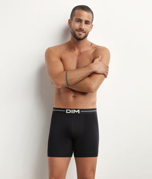 Schwarze Boxershorts aus Mikrofaser - Icons Essentiel