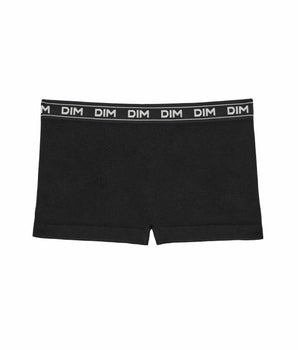 Schwarze Jungen-Boxershorts aus weichem Rippstrick - Icons