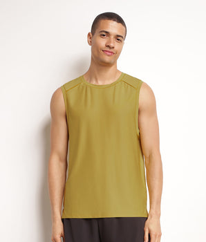 Sport-Tanktop für Herren aus atmungsaktivem Material Olive Dim Move