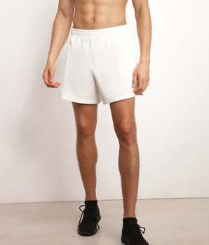 Herren-Sportshorts aus luftigem Material Ecru Dim Move