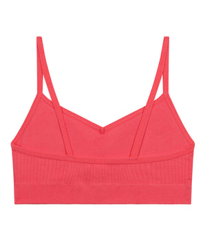 Mädchen-Bustier aus Mikrofaser mit abnehmbaren Schaumstoffeinlagen rosa - Dim